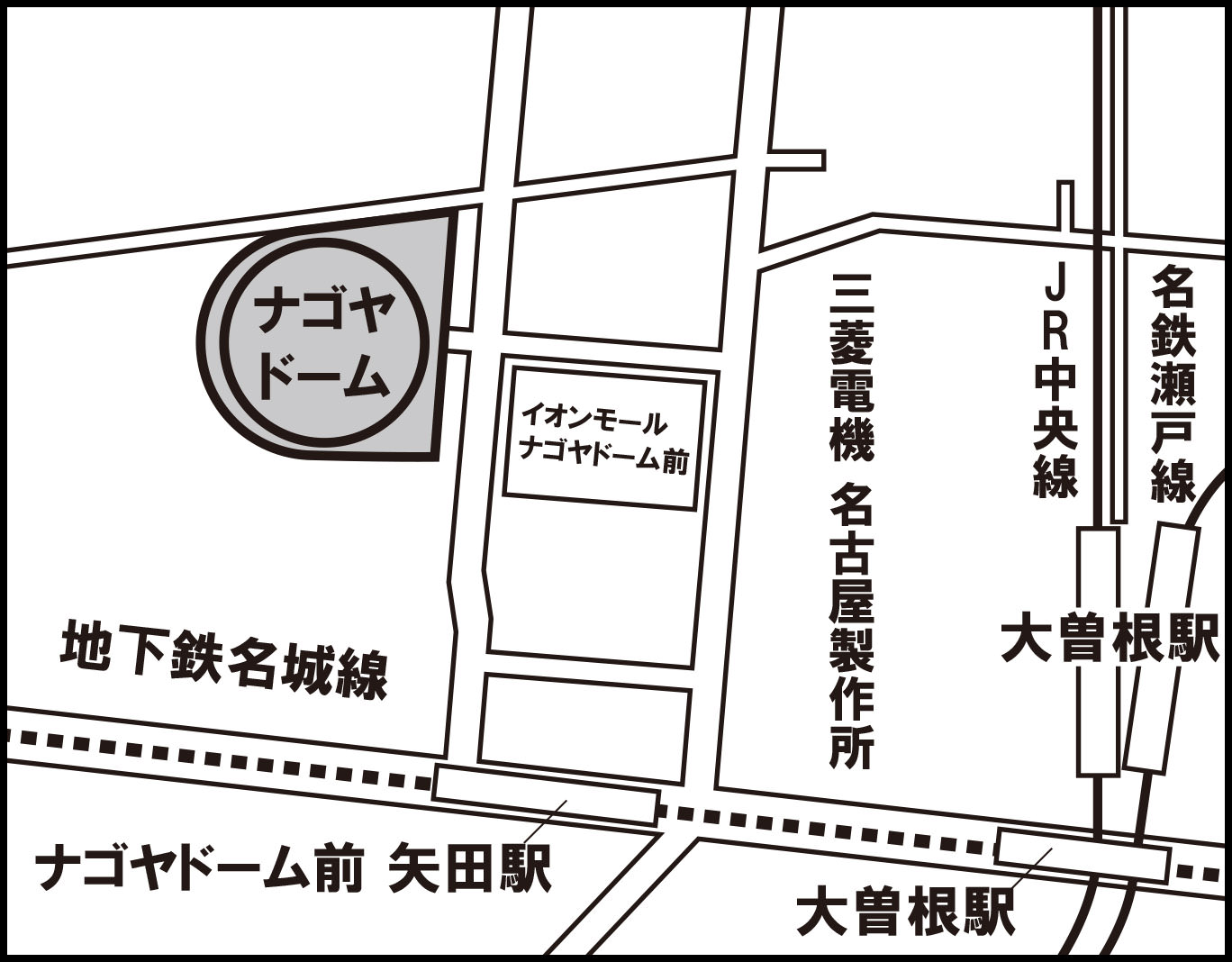 ナゴヤドーム地図